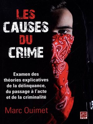 cover image of Les causes du crime